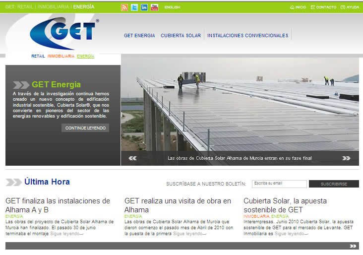 Lanzamos web: www.get.es