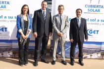 Visita de Obra Cubierta Solar Onda - Recepción invitados de honor