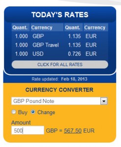 Today rates currencies exchange