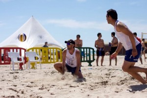 Equipo voley playa Eurochange